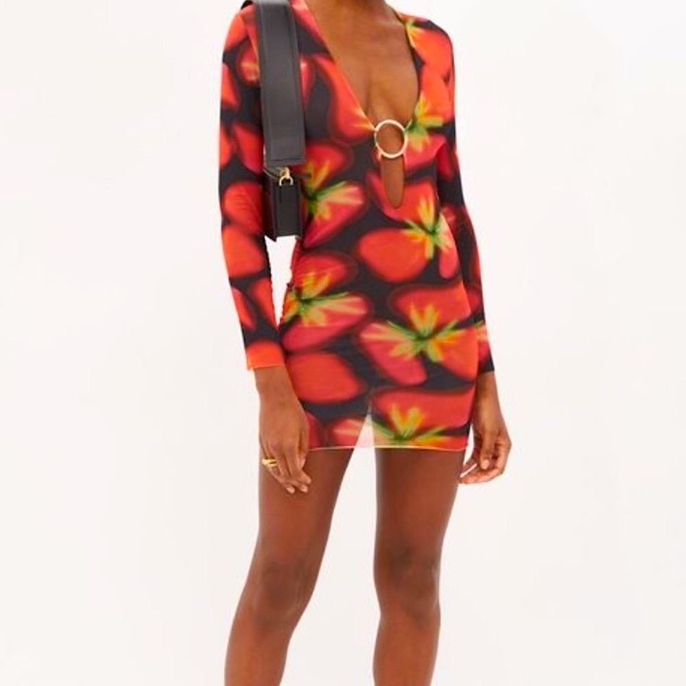 Louisa Ballou Helios Aura Print Dress
